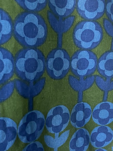 Vintage 1970s verdure fabric - 1970s,