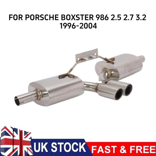 Stainless rear silencer - stainless,