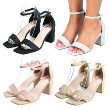 Women’s Glitter Block Heel