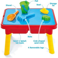Sand splash activity - activity, table