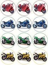 24 Motorbike Fairy Cake