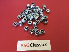 M12x1.25 Metric Extra Fine Pitch Thread Nyloc Hex Nut BZP Zinc Nuts Grade 8