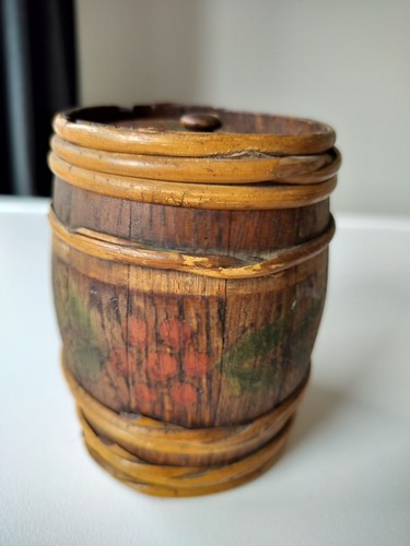 Antique russian wood barrel - russian,