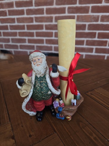Vintage santa tea light - vintage,