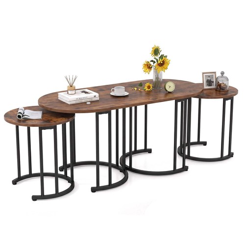 Piece nesting coffee table - nesting,