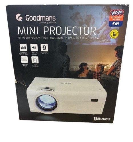 Goodmans mini projector - goodmans,