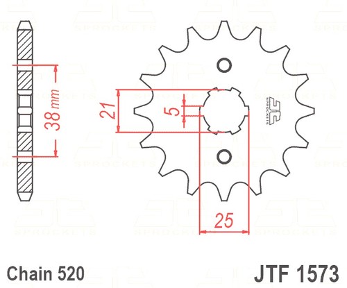 Sprocket front 520 fits - sprocket,
