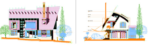 Luxury cabin house - house,