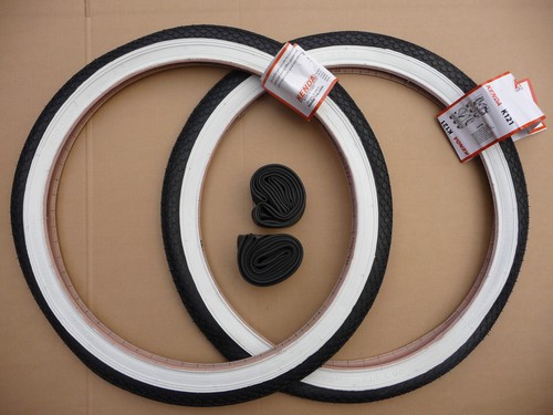 Pair bmx whitewall - of, 20"