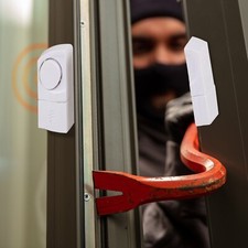 8PC WINDOW DOOR ENTRY ALARM SET HOME SHED SECURITY WIRELESS THEFT BURGLAR NEW