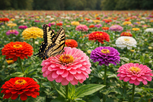 California giant zinnia seeds - california,