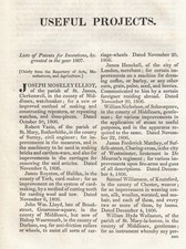 LISTS OF PATENTS FOR