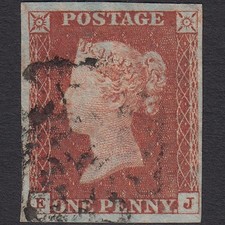 A32_30 GB QV 1841 1d RED-BROWN PLATE 19 SG8-B1(1) GUIDELINE EJ GU 4 MARGINS MX