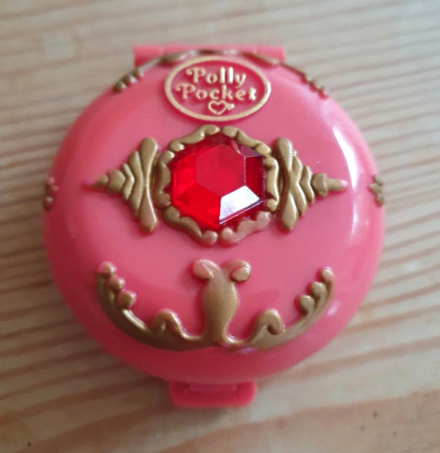 Polly pocket pink compact - compact, mini
