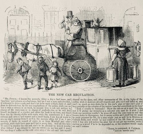 C1850 london the new taxi - -,