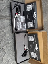 Kawasaki Z900RS 2018-2024 ASV C5 Black and silver Brake &Clutch regular Levers
