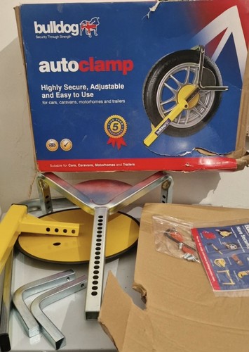 Bulldog cc100 wheel clamp lock - bulldog,