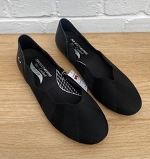 Skechers Arch Fit UK 5/38 US 8 Black Ballet Flats Must Be Magic Air-Cooled Shoes