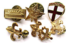 Vintage BSA Pin 6pc Lot Boy