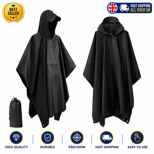 Hooded sleeve rain poncho - sleeve,