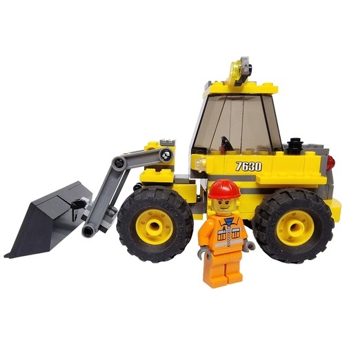 Lego front loader digger - loader,