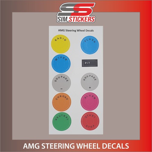 Amg steering wheel - steering, decals
