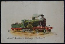 GREAT NORTHERN RAILWAY IRELAND Types Railway Engines African Tobacco SCARCE SILK
