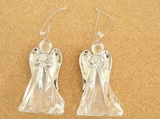 4-3/4" tall pair of clear