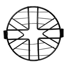 6.5in Metal Motorcycle Front Headlight Mesh Grill Side Mount Cover Protection