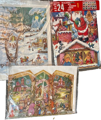 Lot vtg advent calendars - vtg, 3d