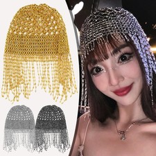 Beaded Flapper Cap Headpiece