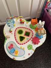 Early Learning Centre Wooden Activity Table with Magnetic Fish Game for Toddlers