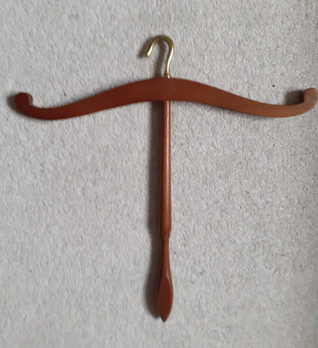 Vintage antique wood brass - wood, &