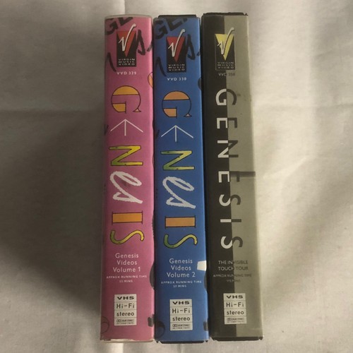 Genesis vhs music - genesis, hits