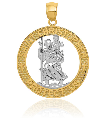14k solid yellow gold - 14k, large