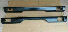 Front and rear bumpers black