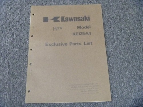 1977 kawasaki ke125 - 1977, ke125-a4