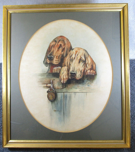 Lovely antique signed - signed, m