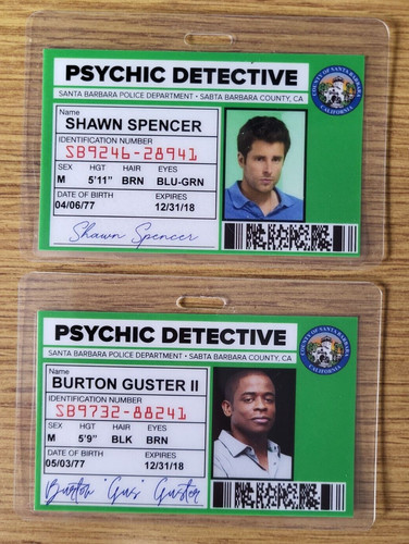 Psych show badge - tv,