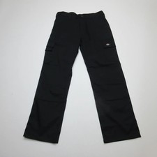 Dickies Cargo Pants 34x32 Black NWT Workwear Straight Leg Utility Style