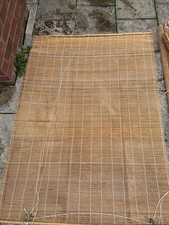 Bamboo blind 113 cm W x 161 cm drop ...some sun colouring at top and few marks