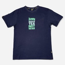 Y2K Plain Lazy T Shirt M Navy