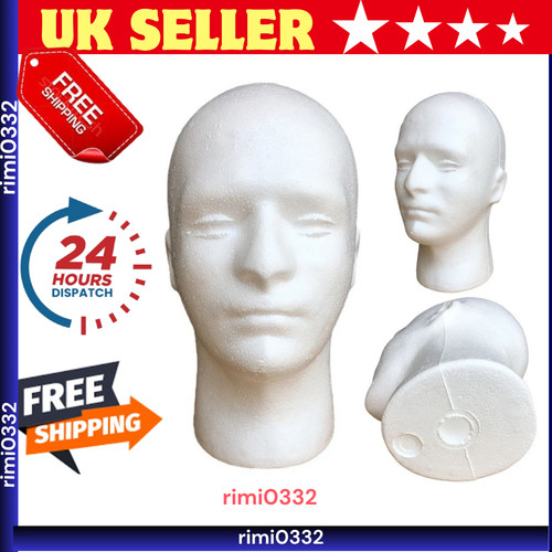Mens foam head polystyrene - foam,