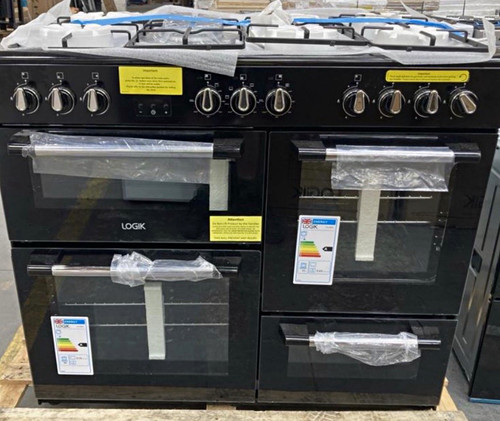 Logik black freestanding gas - freestanding,