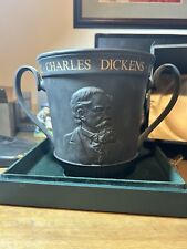 Large Charles Dickens Royal Doulton Black Basalt Loving Cup -Centenary 1870-1970