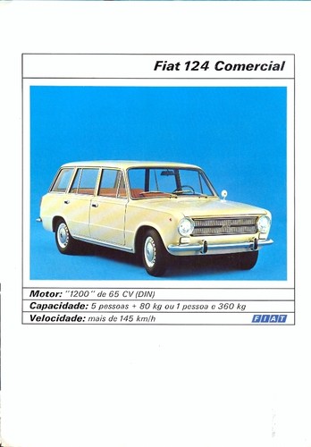 Fiat 124 comercial - fiat, estate