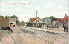 Antique Postcard: "R.R