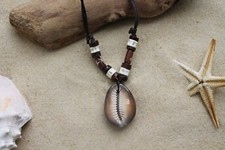 New cowrie shell necklace surf - cowrie,