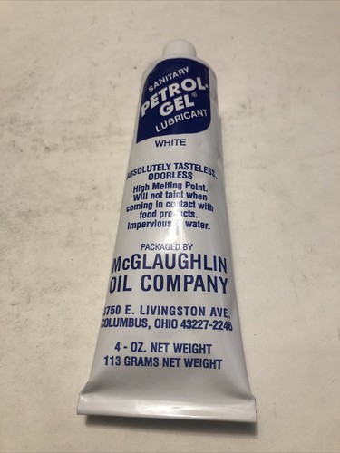 Petrol gel food safe lubricant - food,