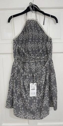 Zara navy blue embroidery - navy,